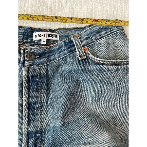 Re/Done Levi’s Mid Rise Skinny Indigo Jeans NWT - Picture 8 of 11